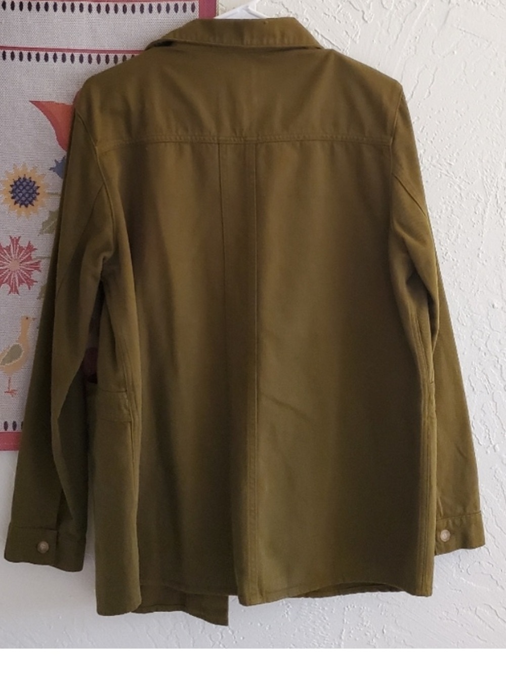 Sezane Will Chore Jacket in Khaki (green color) - Picture 2 of 4
